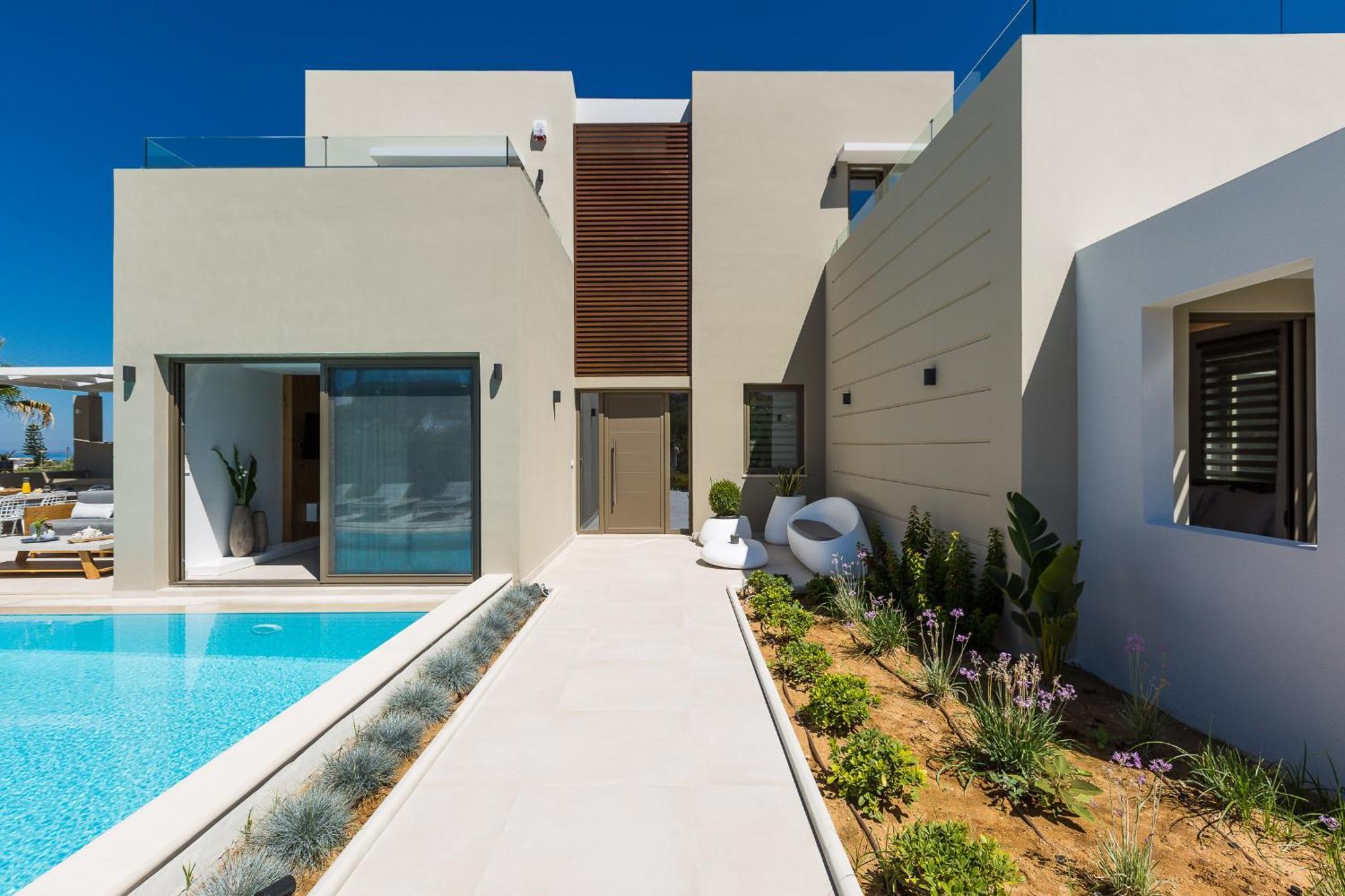 Vasilios Villa, With Pool, Gym & Close To Beach, By Thinkvilla Loutra 外观 照片