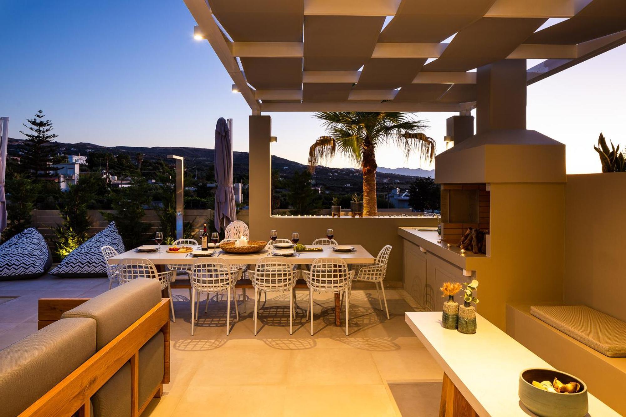 Vasilios Villa, With Pool, Gym & Close To Beach, By Thinkvilla Loutra 外观 照片